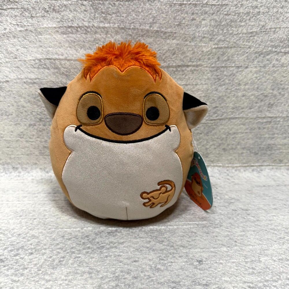 Disney Lion King Squishmallows Original Disney 8 Inch Timon‎ Plush Toy NEW